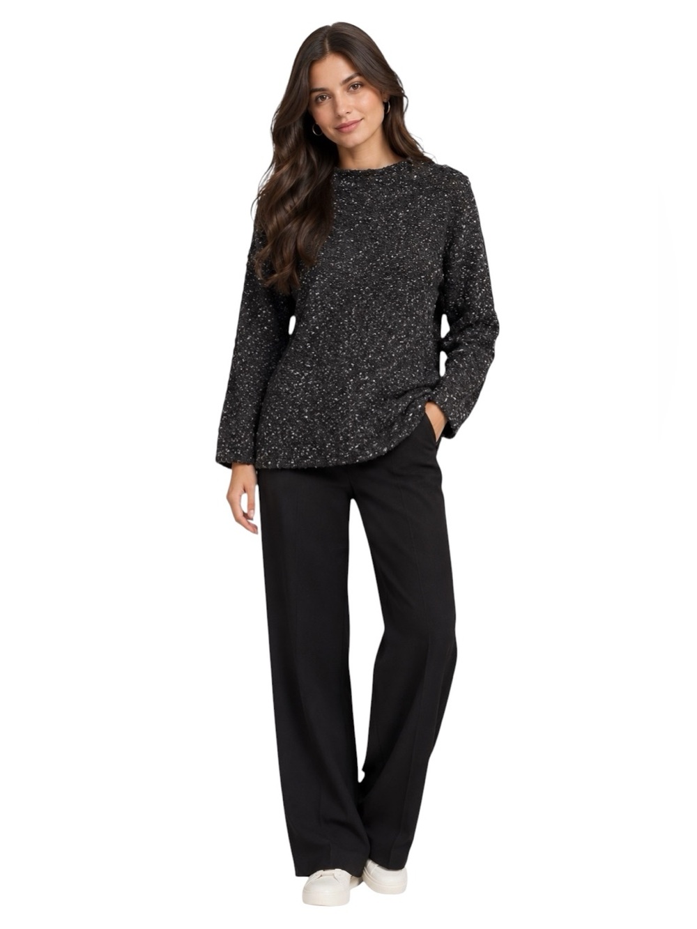Antonio Melani Wool Mohair Blend Mock Neck Sweater NWT Size M